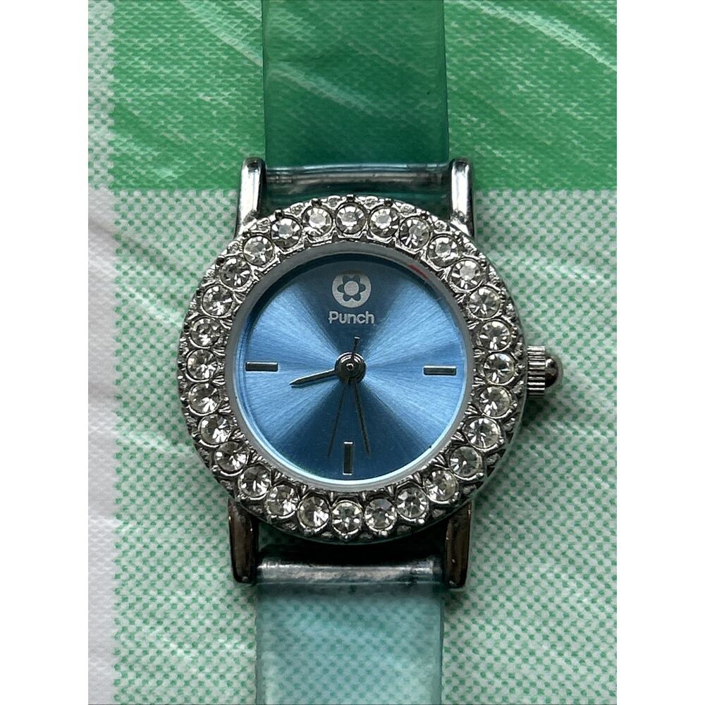 Punch Blue Dial Translucent Band Women’s Quartz Watch